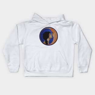 Dear Moon | Saphire Skies Kids Hoodie